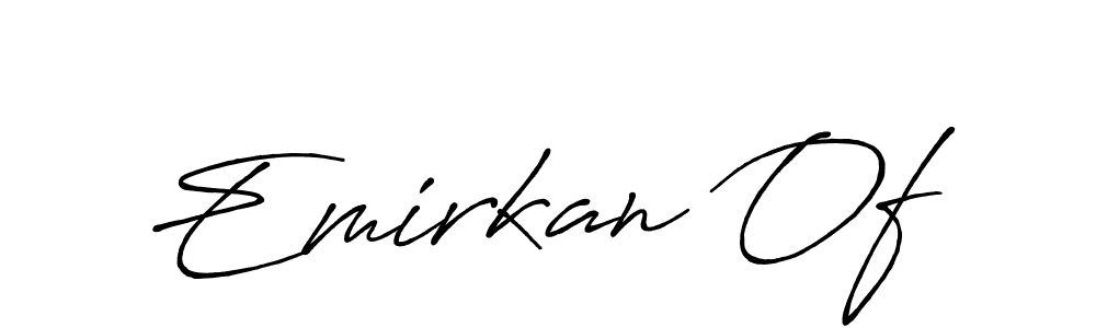 The best way (Antro_Vectra_Bolder) to make a short signature is to pick only two or three words in your name. The name Emirkan Of include a total of six letters. For converting this name. Emirkan Of signature style 7 images and pictures png