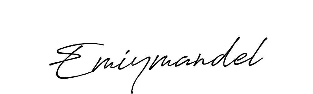 The best way (Antro_Vectra_Bolder) to make a short signature is to pick only two or three words in your name. The name Emiymandel include a total of six letters. For converting this name. Emiymandel signature style 7 images and pictures png