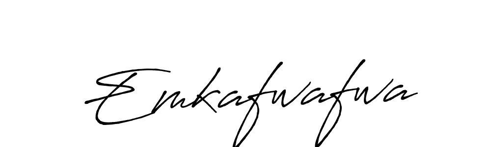 Antro_Vectra_Bolder is a professional signature style that is perfect for those who want to add a touch of class to their signature. It is also a great choice for those who want to make their signature more unique. Get Emkafwafwa name to fancy signature for free. Emkafwafwa signature style 7 images and pictures png