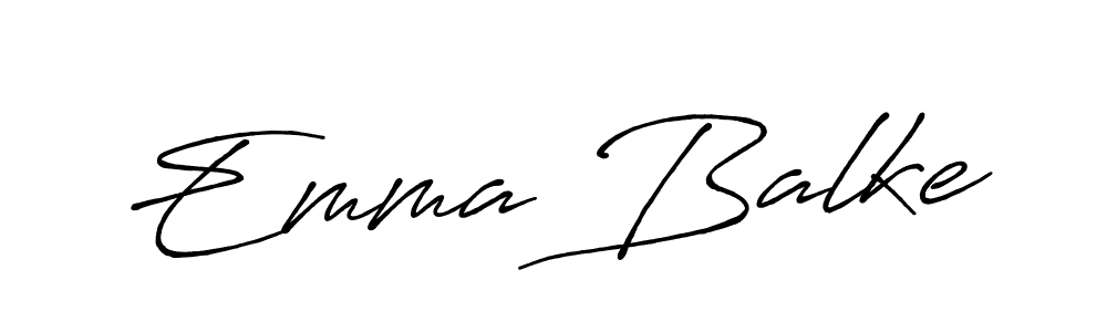 The best way (Antro_Vectra_Bolder) to make a short signature is to pick only two or three words in your name. The name Emma Balke include a total of six letters. For converting this name. Emma Balke signature style 7 images and pictures png