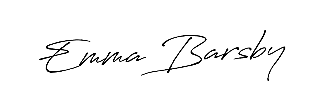 Emma Barsby stylish signature style. Best Handwritten Sign (Antro_Vectra_Bolder) for my name. Handwritten Signature Collection Ideas for my name Emma Barsby. Emma Barsby signature style 7 images and pictures png