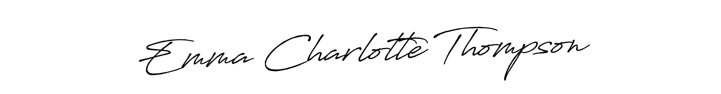 It looks lik you need a new signature style for name Emma Charlotte Thompson. Design unique handwritten (Antro_Vectra_Bolder) signature with our free signature maker in just a few clicks. Emma Charlotte Thompson signature style 7 images and pictures png