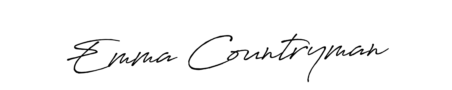 Make a beautiful signature design for name Emma Countryman. Use this online signature maker to create a handwritten signature for free. Emma Countryman signature style 7 images and pictures png