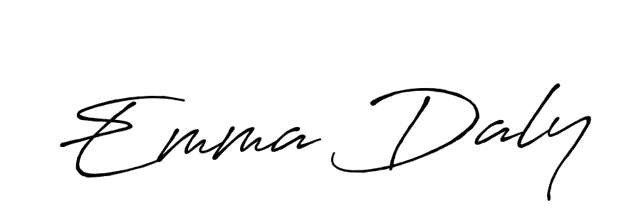 Design your own signature with our free online signature maker. With this signature software, you can create a handwritten (Antro_Vectra_Bolder) signature for name Emma Daly. Emma Daly signature style 7 images and pictures png