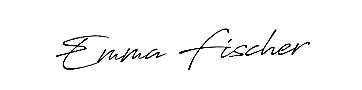 if you are searching for the best signature style for your name Emma Fischer. so please give up your signature search. here we have designed multiple signature styles  using Antro_Vectra_Bolder. Emma Fischer signature style 7 images and pictures png