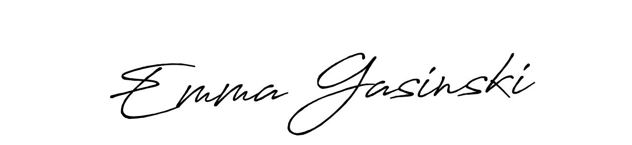 Use a signature maker to create a handwritten signature online. With this signature software, you can design (Antro_Vectra_Bolder) your own signature for name Emma Gasinski. Emma Gasinski signature style 7 images and pictures png