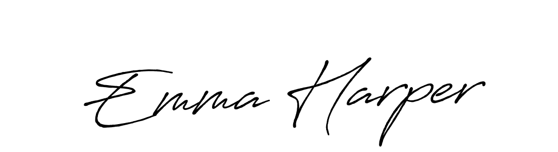 Antro_Vectra_Bolder is a professional signature style that is perfect for those who want to add a touch of class to their signature. It is also a great choice for those who want to make their signature more unique. Get Emma Harper name to fancy signature for free. Emma Harper signature style 7 images and pictures png