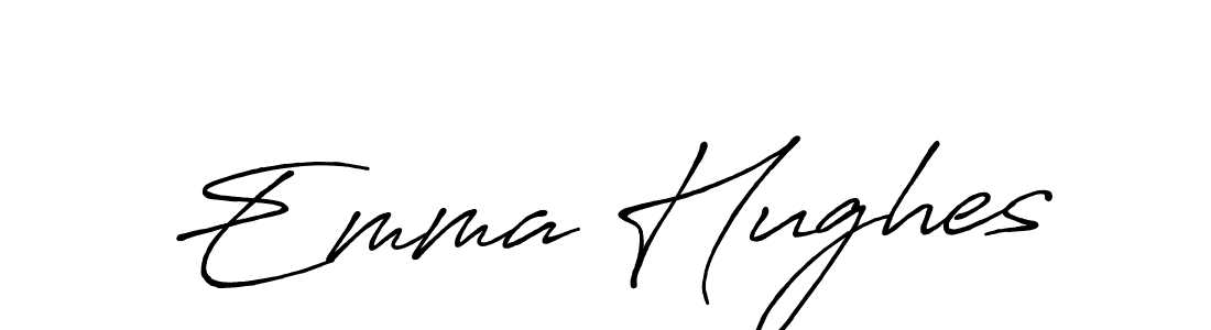Make a beautiful signature design for name Emma Hughes. Use this online signature maker to create a handwritten signature for free. Emma Hughes signature style 7 images and pictures png