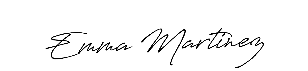 if you are searching for the best signature style for your name Emma Martinez. so please give up your signature search. here we have designed multiple signature styles  using Antro_Vectra_Bolder. Emma Martinez signature style 7 images and pictures png