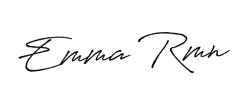 Create a beautiful signature design for name Emma Rmn. With this signature (Antro_Vectra_Bolder) fonts, you can make a handwritten signature for free. Emma Rmn signature style 7 images and pictures png