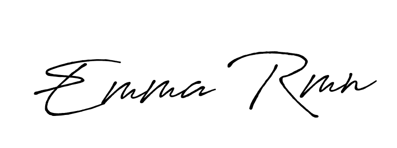 Create a beautiful signature design for name Emma Rmn. With this signature (Antro_Vectra_Bolder) fonts, you can make a handwritten signature for free. Emma Rmn signature style 7 images and pictures png