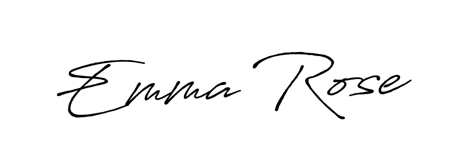 You should practise on your own different ways (Antro_Vectra_Bolder) to write your name (Emma Rose) in signature. don't let someone else do it for you. Emma Rose signature style 7 images and pictures png