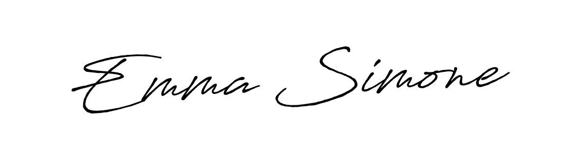 Once you've used our free online signature maker to create your best signature Antro_Vectra_Bolder style, it's time to enjoy all of the benefits that Emma Simone name signing documents. Emma Simone signature style 7 images and pictures png