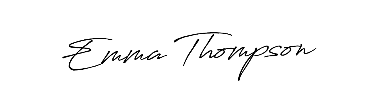 You should practise on your own different ways (Antro_Vectra_Bolder) to write your name (Emma Thompson) in signature. don't let someone else do it for you. Emma Thompson signature style 7 images and pictures png