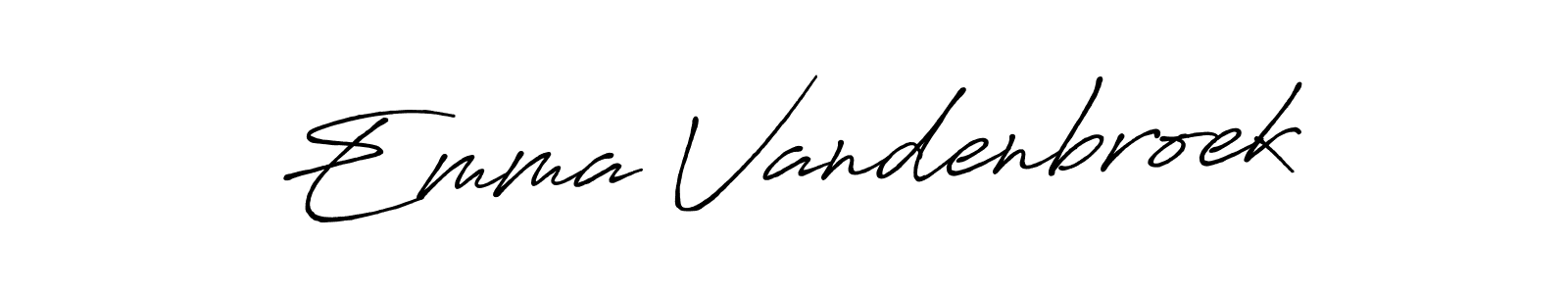 See photos of Emma Vandenbroek official signature by Spectra . Check more albums & portfolios. Read reviews & check more about Antro_Vectra_Bolder font. Emma Vandenbroek signature style 7 images and pictures png