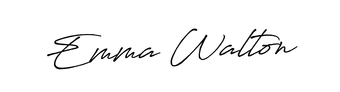 Once you've used our free online signature maker to create your best signature Antro_Vectra_Bolder style, it's time to enjoy all of the benefits that Emma Walton name signing documents. Emma Walton signature style 7 images and pictures png