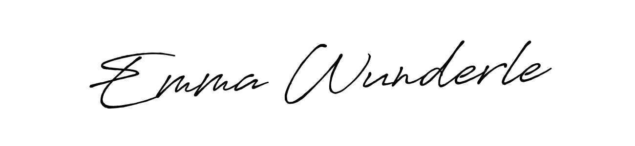 Make a beautiful signature design for name Emma Wunderle. Use this online signature maker to create a handwritten signature for free. Emma Wunderle signature style 7 images and pictures png