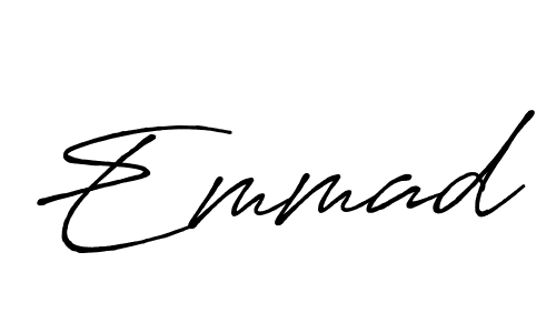 Similarly Antro_Vectra_Bolder is the best handwritten signature design. Signature creator online .You can use it as an online autograph creator for name Emmad. Emmad signature style 7 images and pictures png