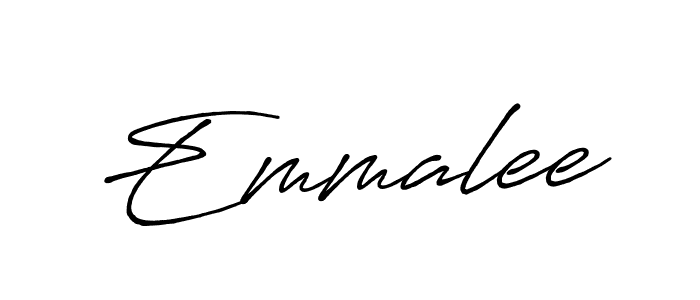 How to make Emmalee name signature. Use Antro_Vectra_Bolder style for creating short signs online. This is the latest handwritten sign. Emmalee signature style 7 images and pictures png