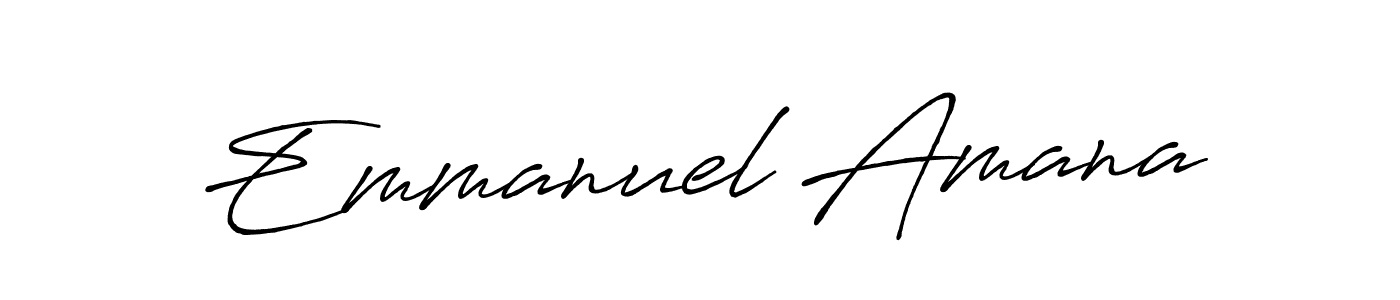 if you are searching for the best signature style for your name Emmanuel Amana. so please give up your signature search. here we have designed multiple signature styles  using Antro_Vectra_Bolder. Emmanuel Amana signature style 7 images and pictures png