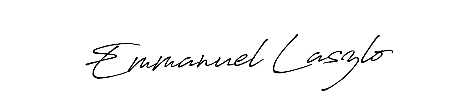 Also we have Emmanuel Laszlo name is the best signature style. Create professional handwritten signature collection using Antro_Vectra_Bolder autograph style. Emmanuel Laszlo signature style 7 images and pictures png