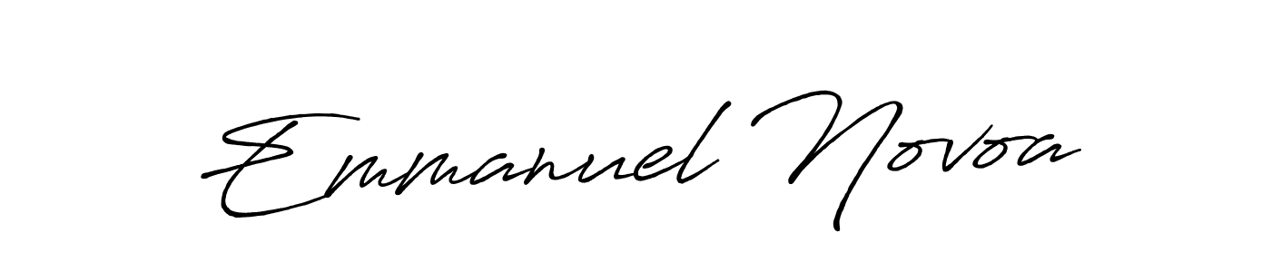 You should practise on your own different ways (Antro_Vectra_Bolder) to write your name (Emmanuel Novoa) in signature. don't let someone else do it for you. Emmanuel Novoa signature style 7 images and pictures png