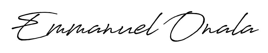How to Draw Emmanuel Onala signature style? Antro_Vectra_Bolder is a latest design signature styles for name Emmanuel Onala. Emmanuel Onala signature style 7 images and pictures png