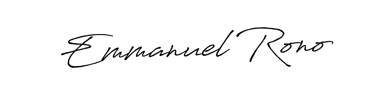 Similarly Antro_Vectra_Bolder is the best handwritten signature design. Signature creator online .You can use it as an online autograph creator for name Emmanuel Rono. Emmanuel Rono signature style 7 images and pictures png