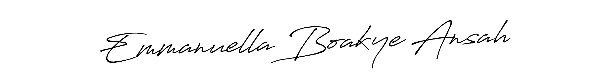 Emmanuella Boakye Ansah stylish signature style. Best Handwritten Sign (Antro_Vectra_Bolder) for my name. Handwritten Signature Collection Ideas for my name Emmanuella Boakye Ansah. Emmanuella Boakye Ansah signature style 7 images and pictures png