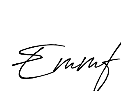 Antro_Vectra_Bolder is a professional signature style that is perfect for those who want to add a touch of class to their signature. It is also a great choice for those who want to make their signature more unique. Get Emmf name to fancy signature for free. Emmf signature style 7 images and pictures png
