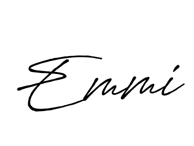 It looks lik you need a new signature style for name Emmi. Design unique handwritten (Antro_Vectra_Bolder) signature with our free signature maker in just a few clicks. Emmi signature style 7 images and pictures png