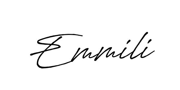 Similarly Antro_Vectra_Bolder is the best handwritten signature design. Signature creator online .You can use it as an online autograph creator for name Emmili. Emmili signature style 7 images and pictures png