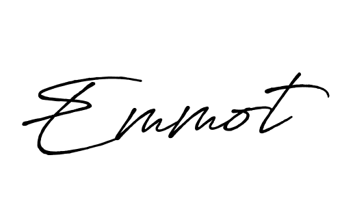 Make a beautiful signature design for name Emmot. With this signature (Antro_Vectra_Bolder) style, you can create a handwritten signature for free. Emmot signature style 7 images and pictures png