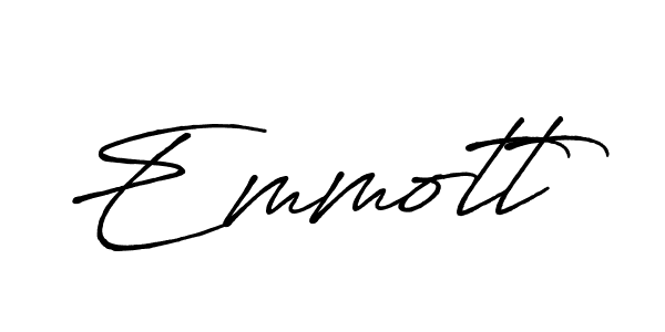 Create a beautiful signature design for name Emmott. With this signature (Antro_Vectra_Bolder) fonts, you can make a handwritten signature for free. Emmott signature style 7 images and pictures png