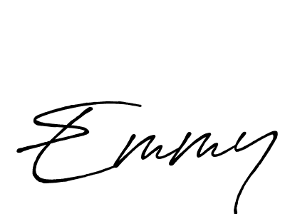 Create a beautiful signature design for name Emmy. With this signature (Antro_Vectra_Bolder) fonts, you can make a handwritten signature for free. Emmy signature style 7 images and pictures png