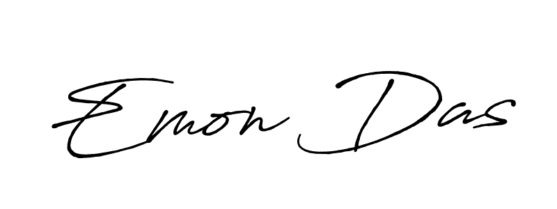 Create a beautiful signature design for name Emon Das. With this signature (Antro_Vectra_Bolder) fonts, you can make a handwritten signature for free. Emon Das signature style 7 images and pictures png