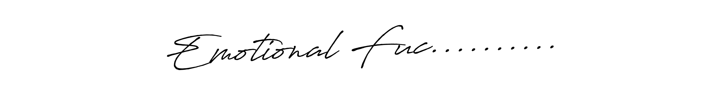 How to make Emotional Fuc..........;) name signature. Use Antro_Vectra_Bolder style for creating short signs online. This is the latest handwritten sign. Emotional Fuc..........;) signature style 7 images and pictures png