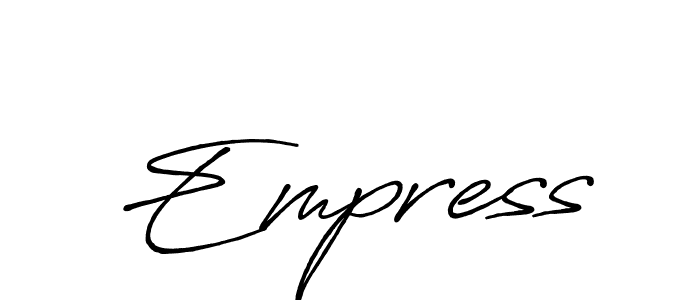 if you are searching for the best signature style for your name Empress. so please give up your signature search. here we have designed multiple signature styles  using Antro_Vectra_Bolder. Empress signature style 7 images and pictures png
