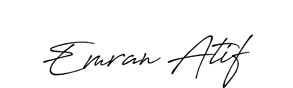 Similarly Antro_Vectra_Bolder is the best handwritten signature design. Signature creator online .You can use it as an online autograph creator for name Emran Atif. Emran Atif signature style 7 images and pictures png