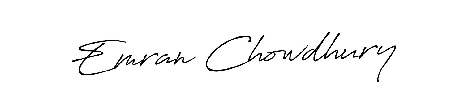 Once you've used our free online signature maker to create your best signature Antro_Vectra_Bolder style, it's time to enjoy all of the benefits that Emran Chowdhury name signing documents. Emran Chowdhury signature style 7 images and pictures png