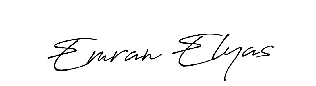 Antro_Vectra_Bolder is a professional signature style that is perfect for those who want to add a touch of class to their signature. It is also a great choice for those who want to make their signature more unique. Get Emran Elyas name to fancy signature for free. Emran Elyas signature style 7 images and pictures png
