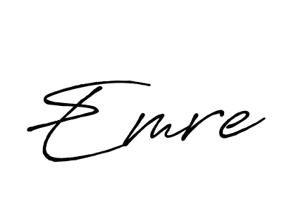 Similarly Antro_Vectra_Bolder is the best handwritten signature design. Signature creator online .You can use it as an online autograph creator for name Emre. Emre signature style 7 images and pictures png