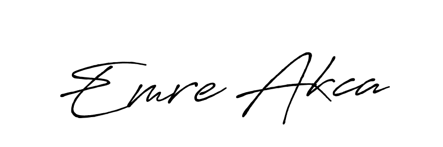 The best way (Antro_Vectra_Bolder) to make a short signature is to pick only two or three words in your name. The name Emre Akca include a total of six letters. For converting this name. Emre Akca signature style 7 images and pictures png