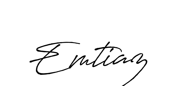 It looks lik you need a new signature style for name Emtiaz. Design unique handwritten (Antro_Vectra_Bolder) signature with our free signature maker in just a few clicks. Emtiaz signature style 7 images and pictures png