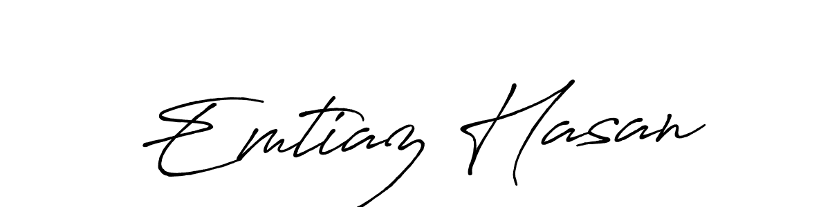 Similarly Antro_Vectra_Bolder is the best handwritten signature design. Signature creator online .You can use it as an online autograph creator for name Emtiaz Hasan. Emtiaz Hasan signature style 7 images and pictures png