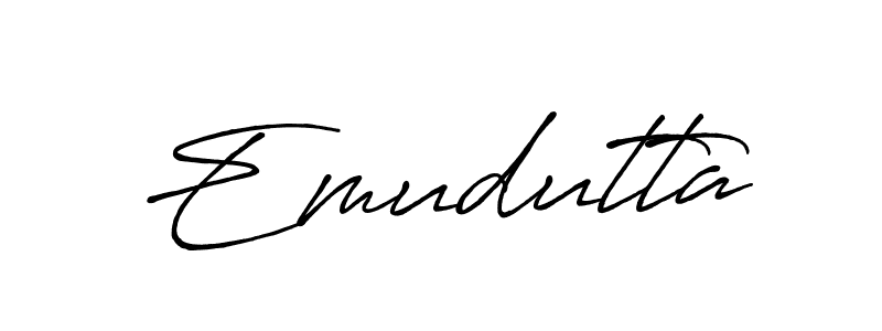 Once you've used our free online signature maker to create your best signature Antro_Vectra_Bolder style, it's time to enjoy all of the benefits that Emudutta name signing documents. Emudutta signature style 7 images and pictures png