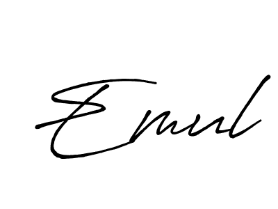 if you are searching for the best signature style for your name Emul. so please give up your signature search. here we have designed multiple signature styles  using Antro_Vectra_Bolder. Emul signature style 7 images and pictures png