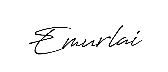 Once you've used our free online signature maker to create your best signature Antro_Vectra_Bolder style, it's time to enjoy all of the benefits that Emurlai name signing documents. Emurlai signature style 7 images and pictures png