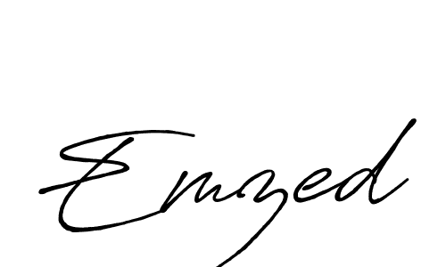 You should practise on your own different ways (Antro_Vectra_Bolder) to write your name (Emzed) in signature. don't let someone else do it for you. Emzed signature style 7 images and pictures png