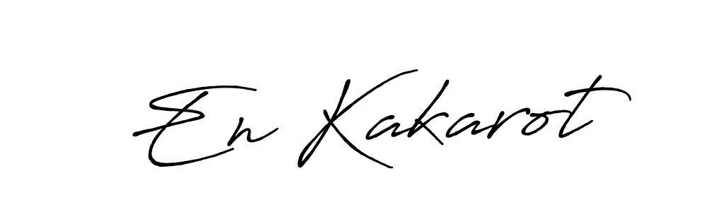 It looks lik you need a new signature style for name En Kakarot. Design unique handwritten (Antro_Vectra_Bolder) signature with our free signature maker in just a few clicks. En Kakarot signature style 7 images and pictures png